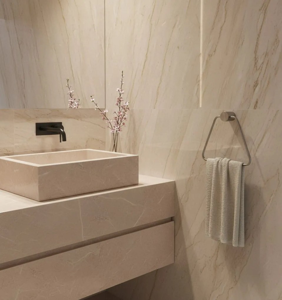 Rea Tomi, vešiak na uterák, brúsená oceľ, REA-88078