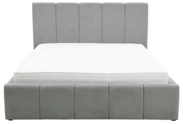 Čalúnená posteľ ASTORIA sivá 160x200 cm
