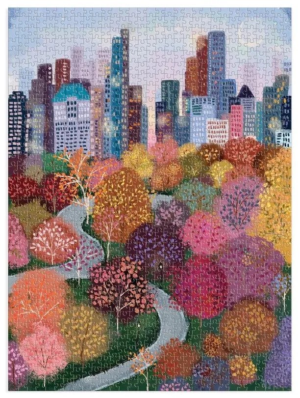 Galison Puzzle Výhľad do parku 1000 dielikov