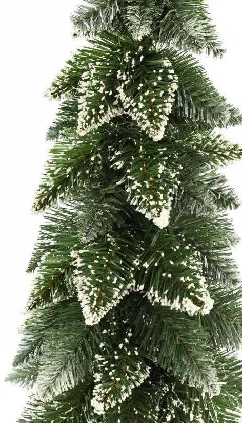 Vianočný stromček Borovica diamantová so striebornými trblietkami 55 cm