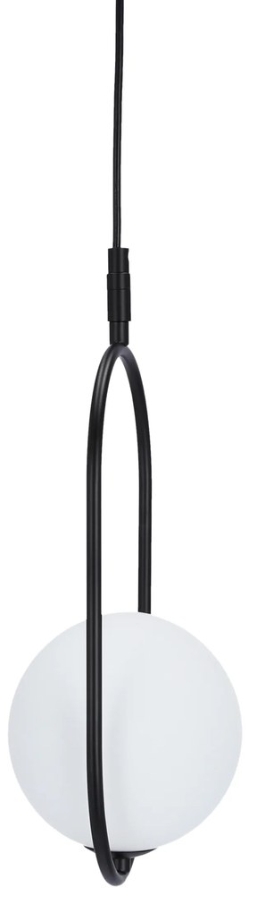 Candellux Čierny závesný luster Cordel pre žiarovku G9 31-10148