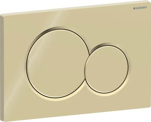 Geberit Sigma01 ovládacie tlačidlo plast mosadz lesk 115.770.DT.5