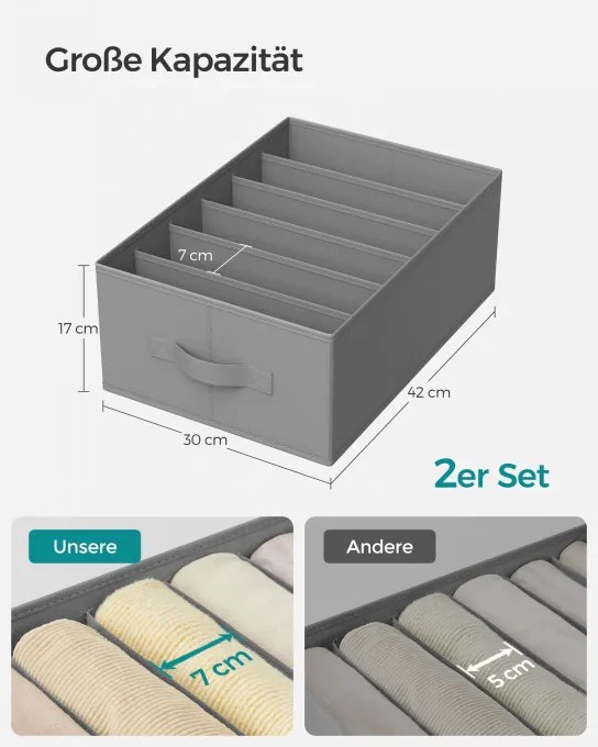 Set organizérov na bielizeň RUS009G02 (2 ks)