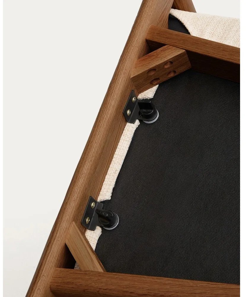 Hnedá jedálenská stolička Alocs – Kave Home