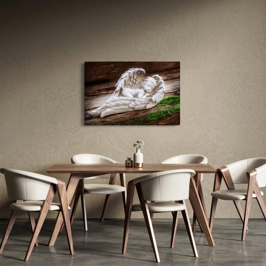 Obraz - Spiaci anjelik (90x60 cm)