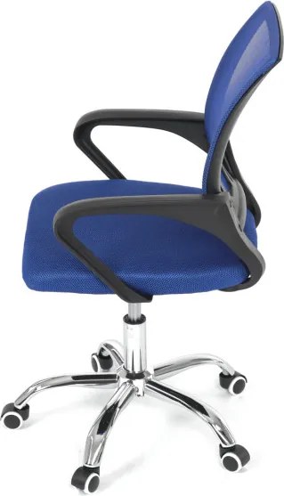 Detská otočná stolička modrá KA-L103 BLUE