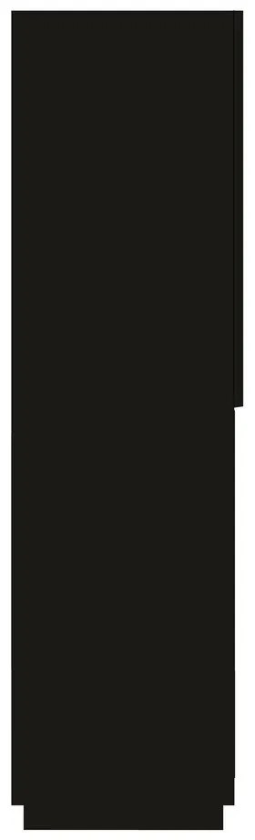 Čierna matná knižnica 100x147 cm Nina - TemaHome