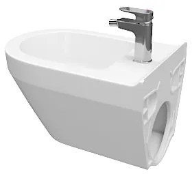 Cersanit Crea WC bidet závesný oválny, biela, K114-009