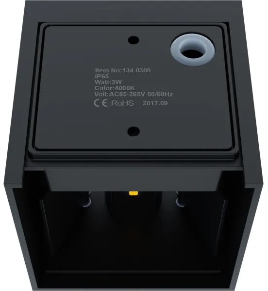 APLED - LED Vonkajšie nástenné svietidlo CUBE 2xLED/3W/230V IP65