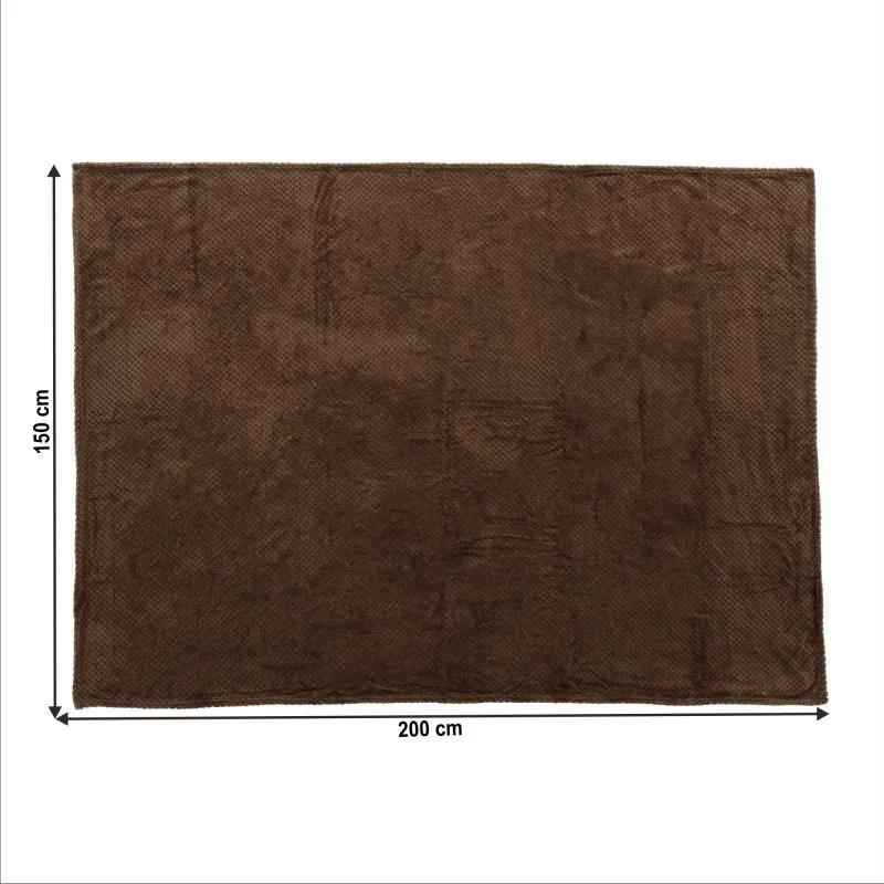 Kondela Obojstranná deka, DEFANA TYP 1, svetlohnedá, 150x200