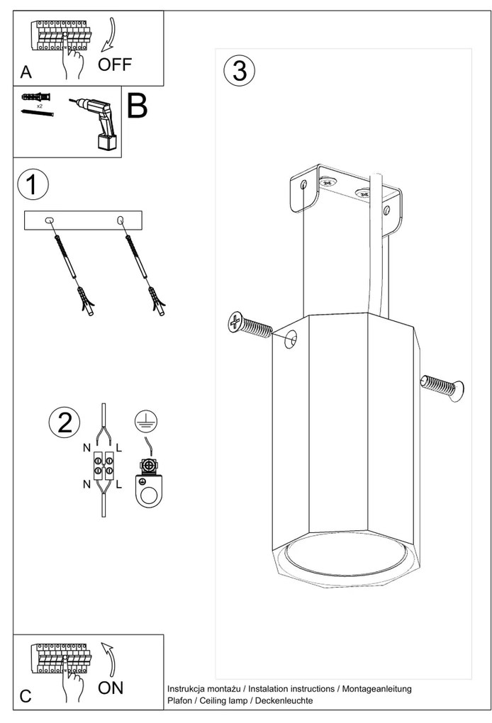 Stropné svietidlo Zeke, 1x drevené tienidlo