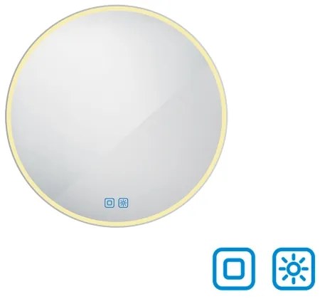 NIMCO ZP 26000RVX - LED podsvietené kúpeľňové zrkadlo 3000–6500 K priemer 60 cm IP44