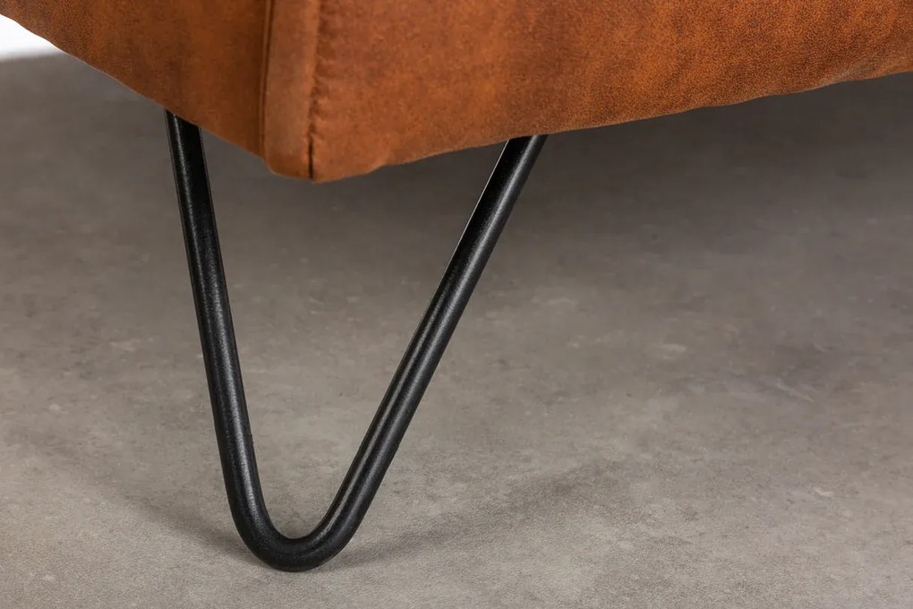 Trojmiestna pohovka ROCCO 194 cm antickohnedá