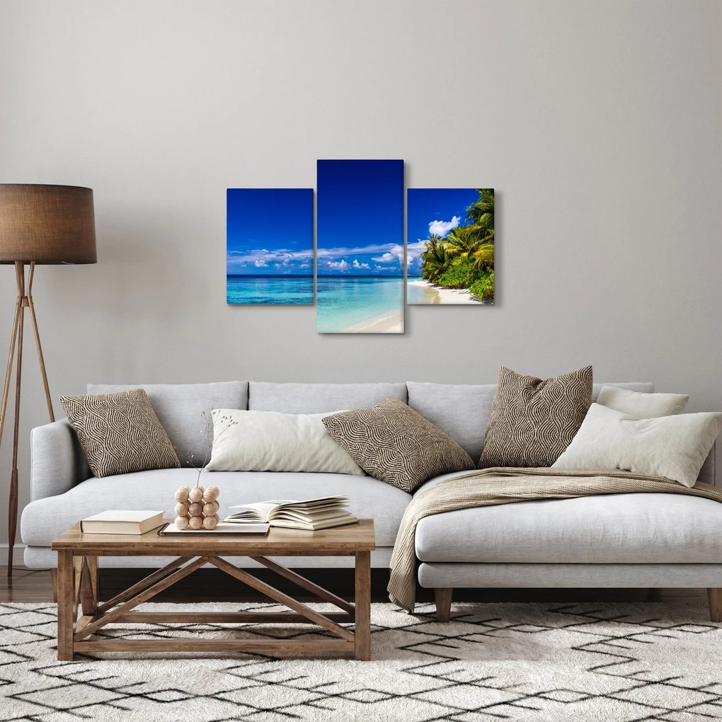 Obraz tropickej pláže (90x60 cm)