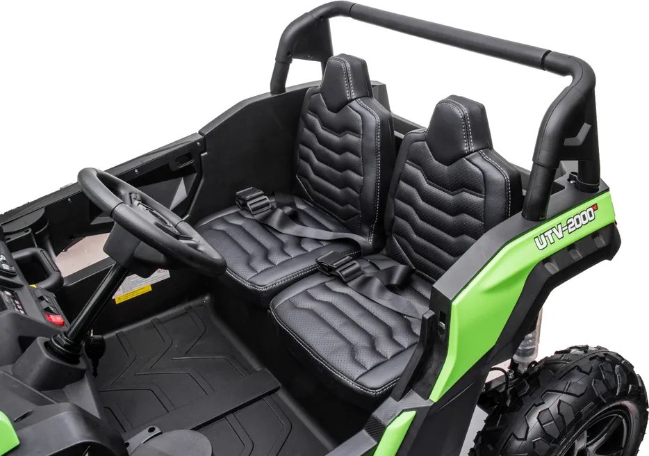 LEAN CARS Batériový vozík STRONG A032 zelený