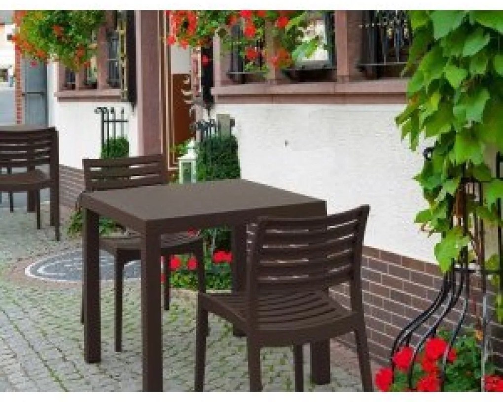 ARES 80 záhradný stôl black