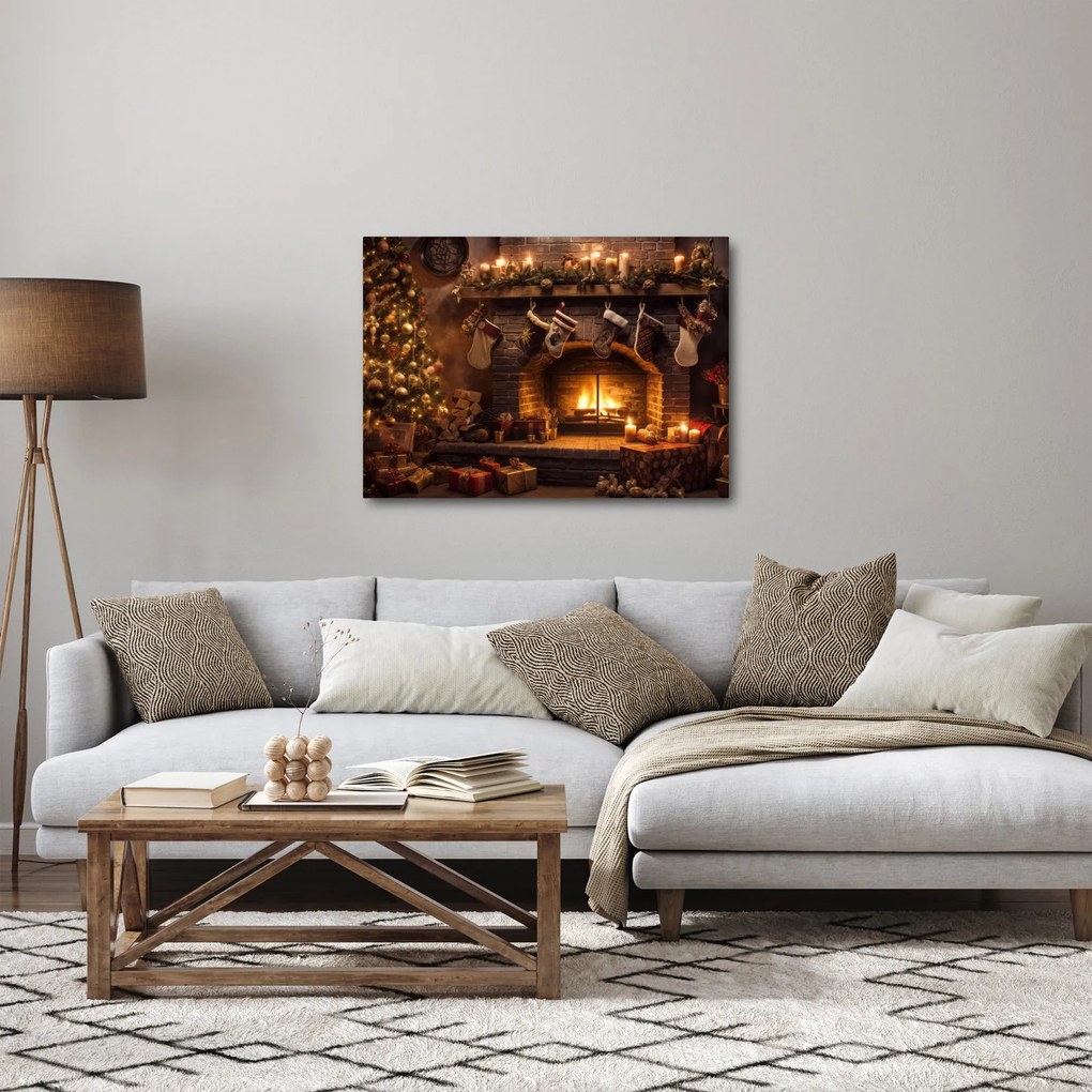 Obraz - Vianočná atmosféra (70x50 cm)