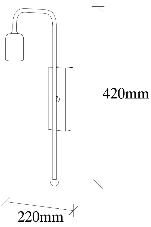 Nástenné svietidlo v zlatej farbe Pahoma – Opviq lights