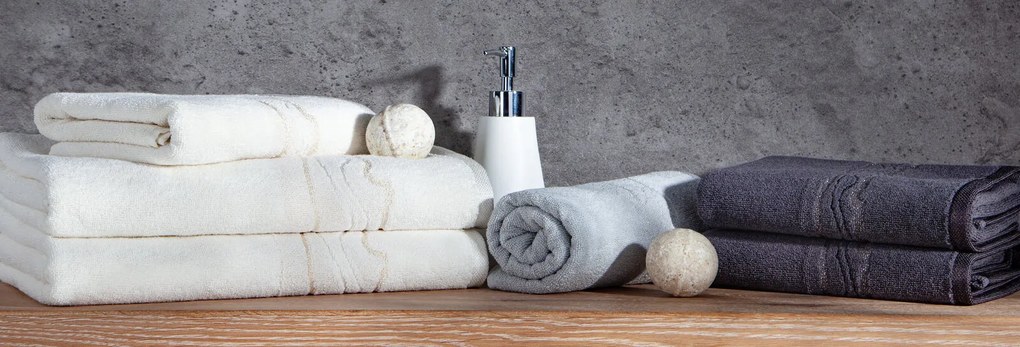 BAVLNENÝ UTERÁK KARIN 30X50 CM PUDROVÁ