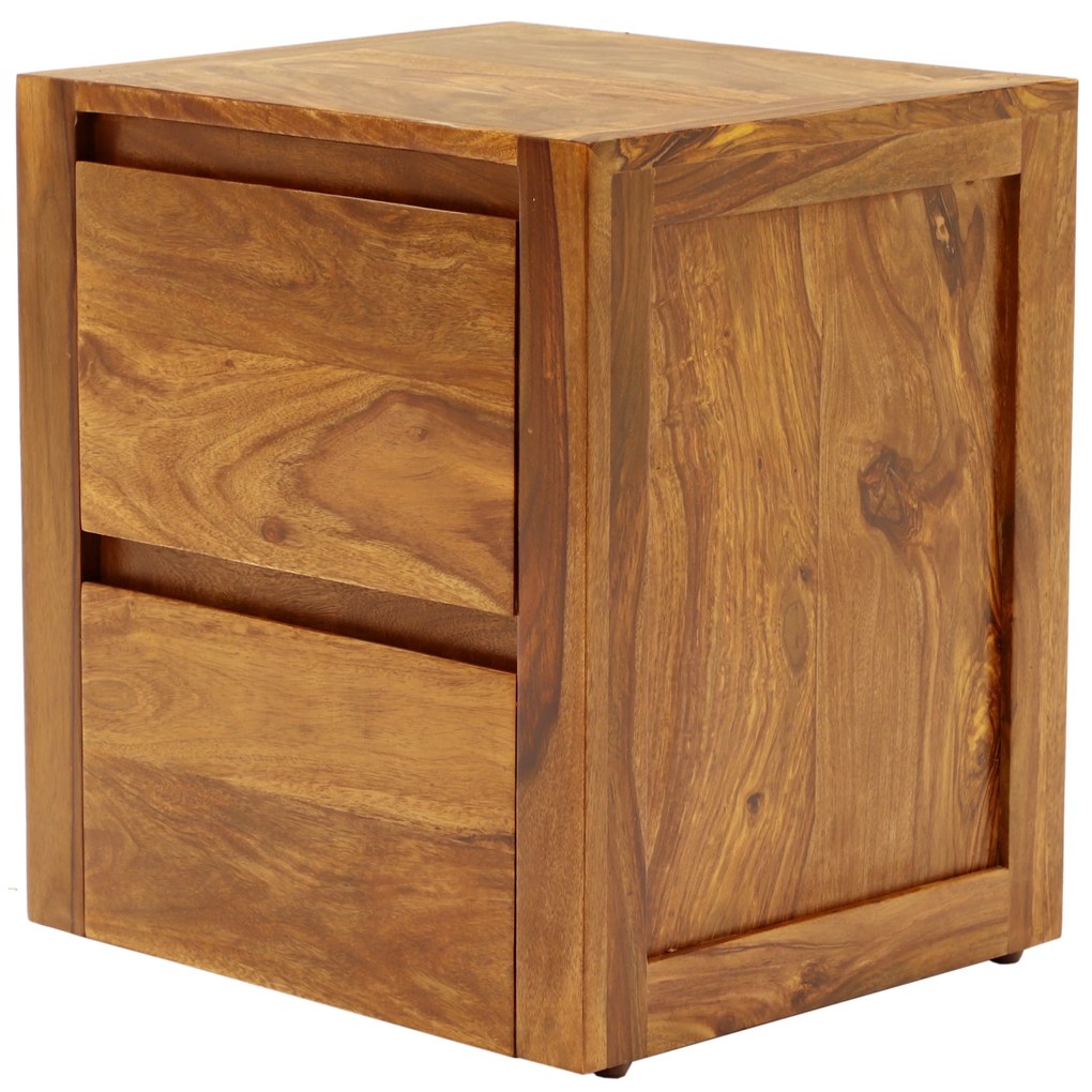 furniture-nabytek.cz - Masívny nočný stolík z dreva palisander 45x50x40
