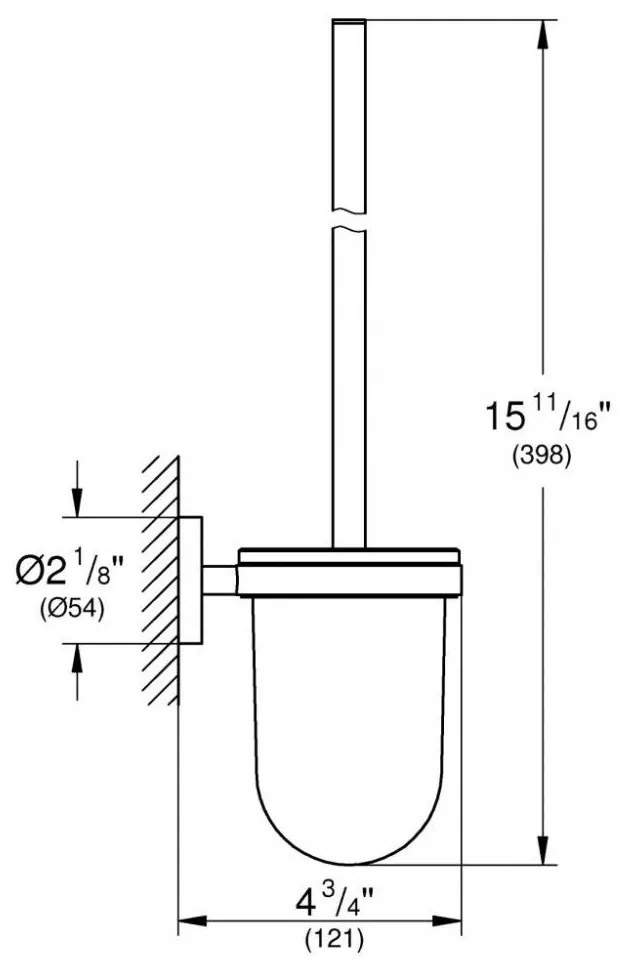 GROHE Essentials súprava na čistenie toalety, Warm Sunset, 40374DA1