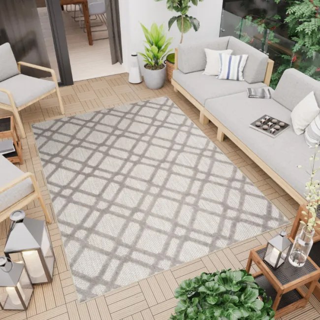 Koberec PATIO FGA ED14B sivý