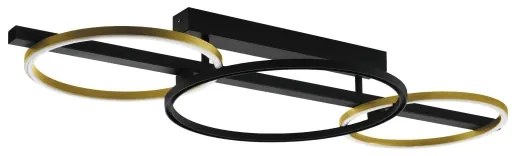 Eglo 390086-LED Stmievateľný prisadený luster LANACERA 2xLED/12,5W/230V +LED/15,5W