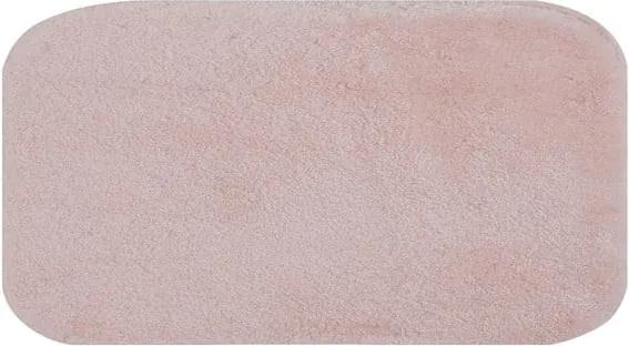Ružová predložka do kúpeľne Confetti Miami, 67 × 120 cm