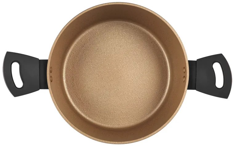 Russell Hobbs Hliníkový hrniec Opulence, čierny/zlatý (24 cm)  (100350903)