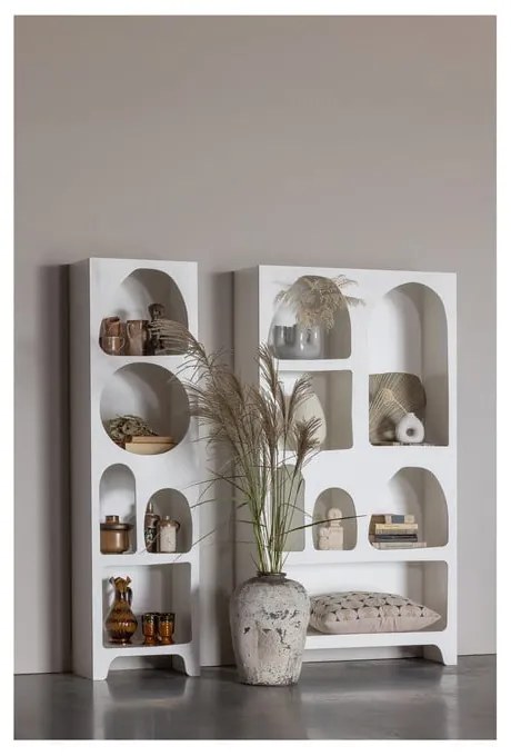 Biela knižnica 95x180 cm Caz – WOOOD