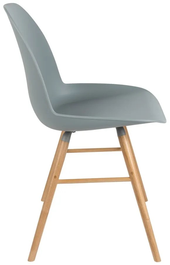 Svetlosivé jedálenské stoličky v súprave 2 ks Albert – Zuiver