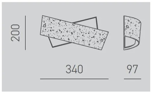 Gea Luce CAMILLA A P oro - Nástenné svietidlo CAMILLA 2xE14/28W/230V 34 cm zlatá