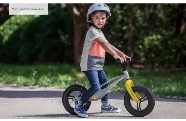 Lionelo - Odrážadlo BART TOUR šedá/žltá