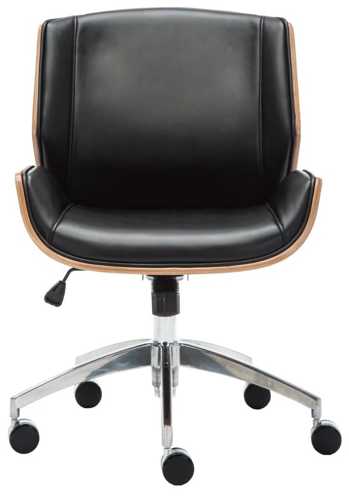 Kancelárska stolička RON čierna / orech