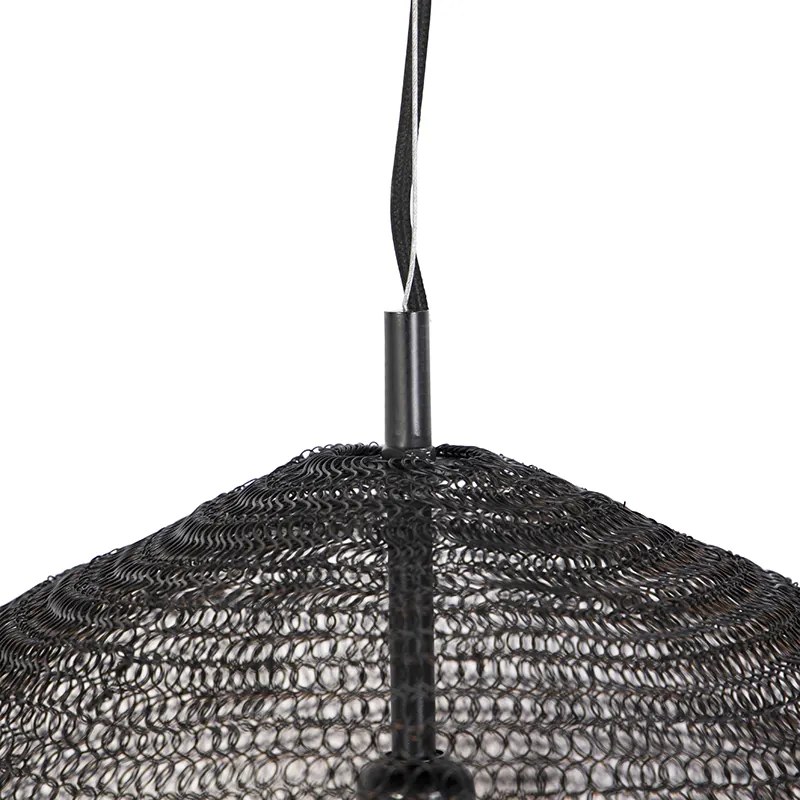 Orientálne závesné svietidlo čierne - Nidum Gran