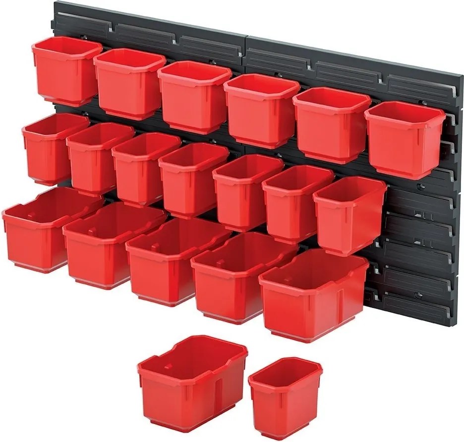 Kistenberg Závesný panel s 20 boxmi na náradie ORDERLINE 800x392x195