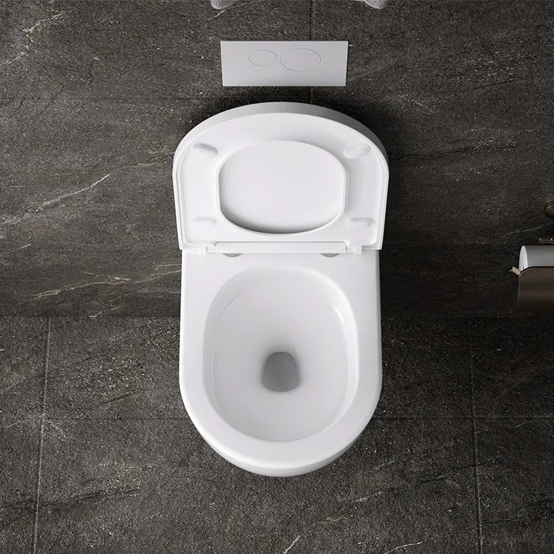 BPS-koupelny Závesná WC misa so SoftClose sedadlom HYD-4668, biela