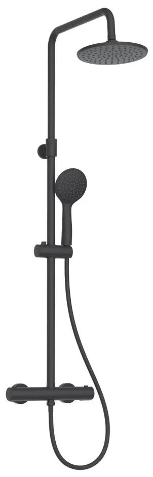 BATH DELUXE 31-130-41-02-02 - Sprchová sada s batériou HOUSTON matná čierna