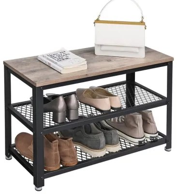 Botník DAVOR hnedá/čierna