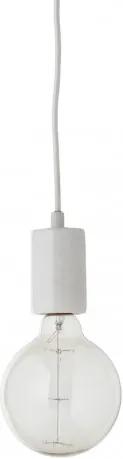 Závěsná lampa Bristol, bílá/mramor Frandsen lighting