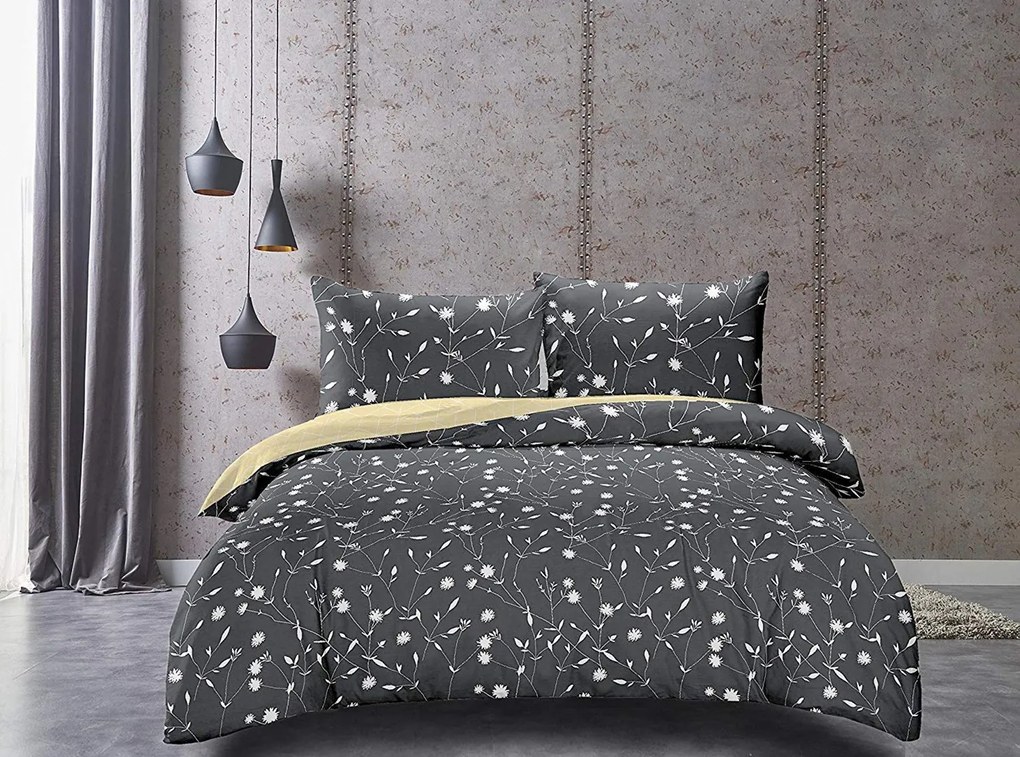 Decoking Francúzske saténové obliečky, 140x200 / 200x220 cm, Dandelion Rozměry: 200 x 220 cm + 2x 70 x 90 cm