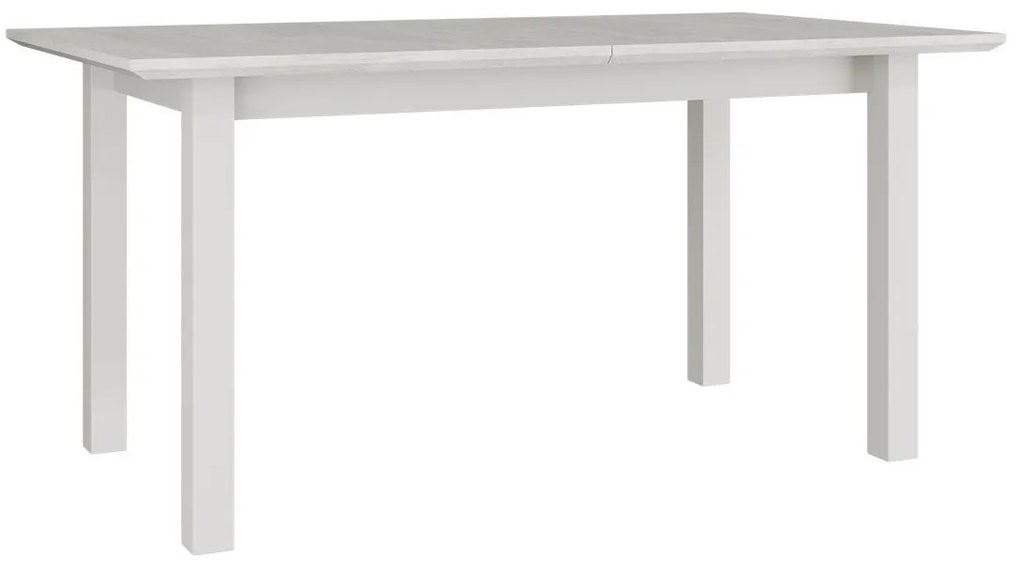Rozkladací stôl Logan 90 x 160/240 V L S, Morenie: biela