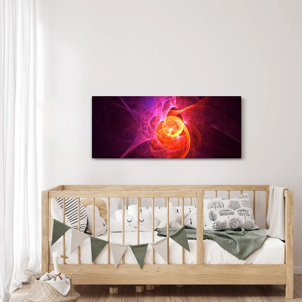 Moderný abstraktný obraz (120x50 cm)