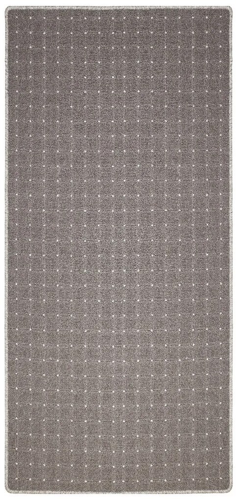 Condor Carpets, Koberec behúň na mieru Udinese hnedý, šíre 100 cm, hnedá, chodba / predsieň