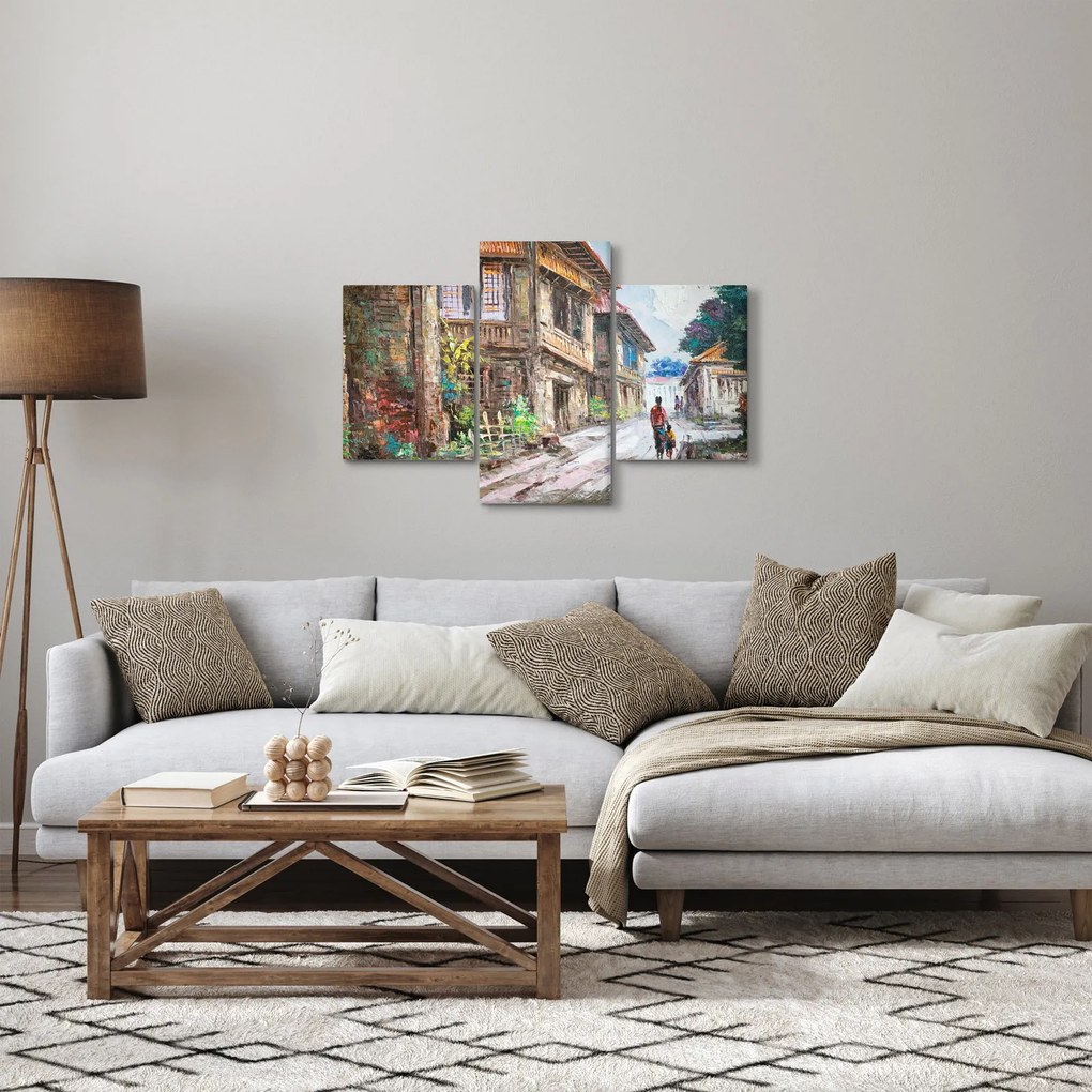 Obraz Filipínske dediny, Ázia (90x60 cm)
