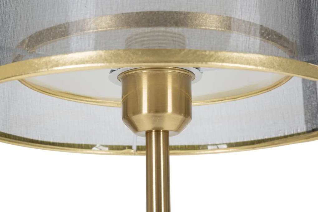 Stolná lampa Levels 48 cm sivá