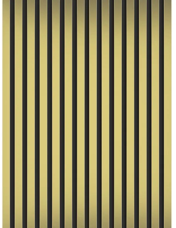 Mexen Lam-B, stenové lamely 275 × 31,5 cm, HDF doska 4 mm, zlatá, S100-275317-2812-057