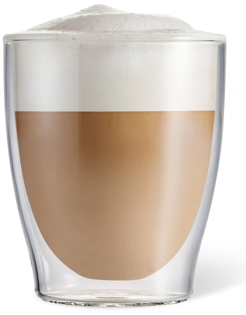 2 dvojstenné poháre na caffè crema