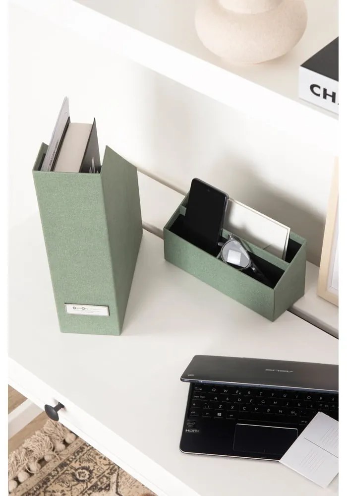 Kartónové organizéry v súprave 4 ks Hugo Canvas Paper Laminate – Bigso