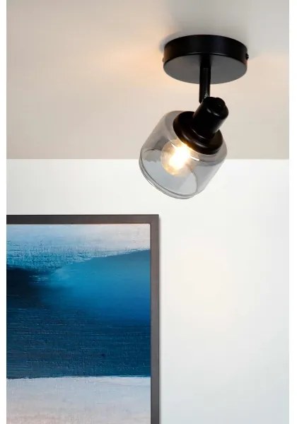 Lucide 77979/01/30 - Bodové svietidlo BJORN 1xE14/40W/230V čierna